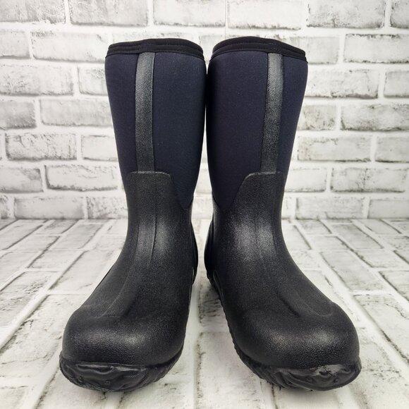 Bogs Classic High Youth Sz 6 Neo-Tech Waterproof Black Rainboot Insulated -30F - Picture 2 of 10